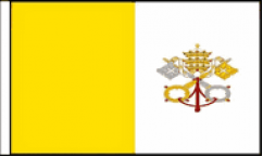 Vatican City Hand Waving Flags